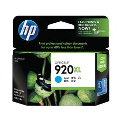 HP 920 Cyan XL Ink CD972AA $ 39.01