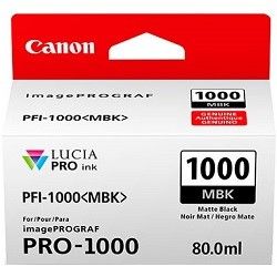 Canon PFI 1000 Mat Blk Ink Cartridge