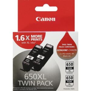 Canon PGI 650XL Blk Ink Twin Pk