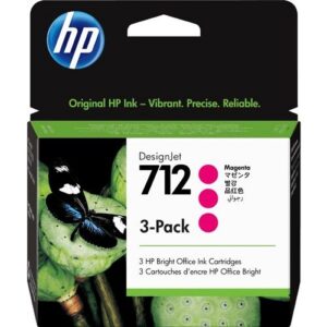 hp 712 magenta 3 pack