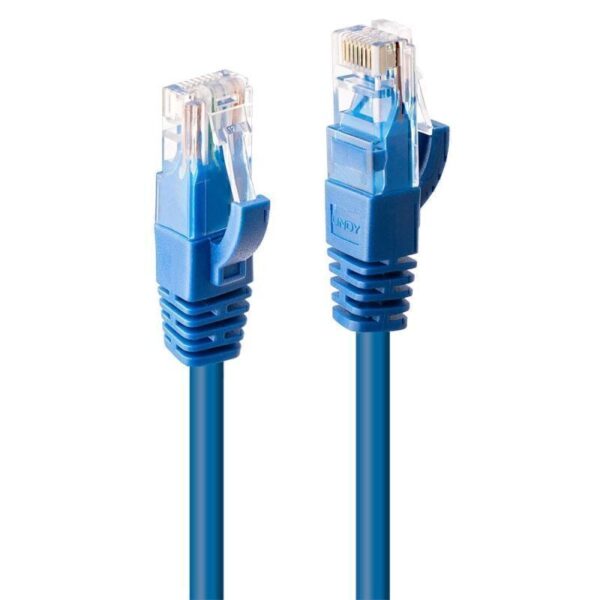 Lindy 3m CAT6 U UTP Gigabit Network Cable - Blue