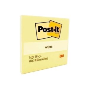 Post-It Notes Canary Yellow 76 x 76mm - Box of 12