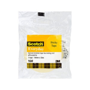 Scotch Sticky Tape 502 18mm x 33M Deltahl