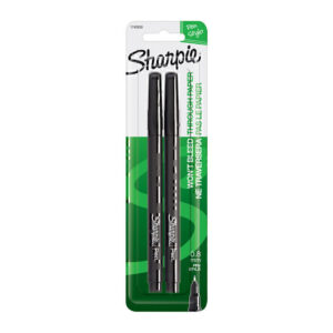 Sharpie Pen Fineliner Black Pk2