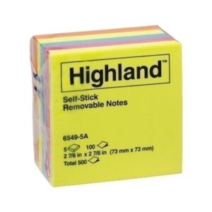 Highland Notes 6549-5A Coloured 73X73 Pk5