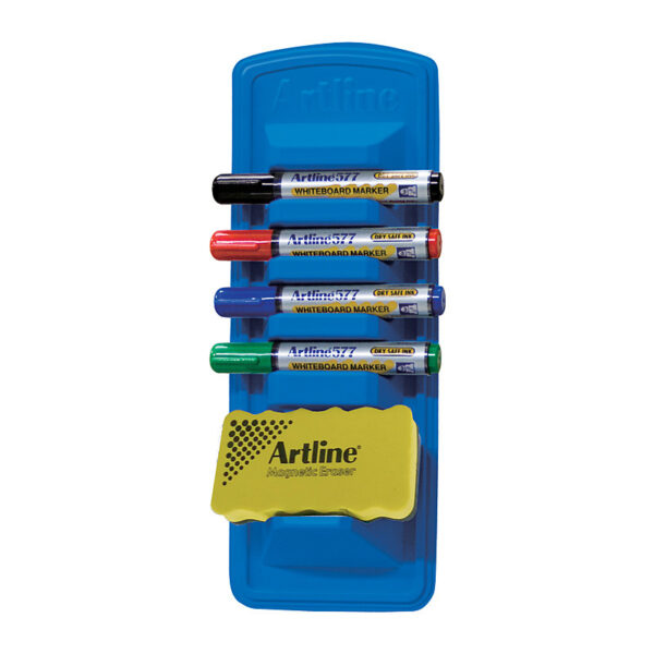 Artline 577 Whiteboard Caddy Starter Kit W/Markers