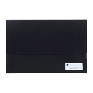 Marbig Polypick Foolscap Document Wallet Black