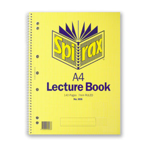 Spirax 906 Lecture Book A4 140 Pages