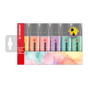 Stabilo Boss Pastel Highlighter Assorted2 Wlt6