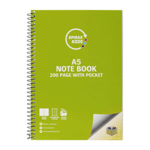 Spirax Kode 963 A5 Notebook A5 200Pg Pk5 Available Stock